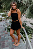 LITTLE BLACK SET (SHORTS AND TOP)
